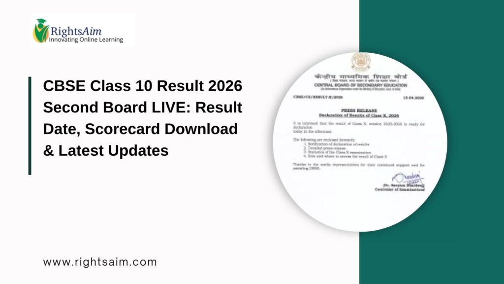 CBSE Class 10 Result 2026 rightsaim