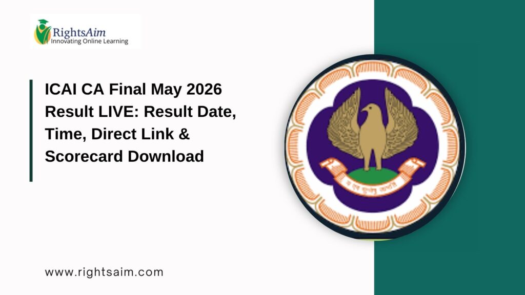 ICAI CA Final May 2026 Result rightsaim