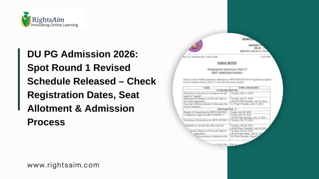 DU PG Admission 2026