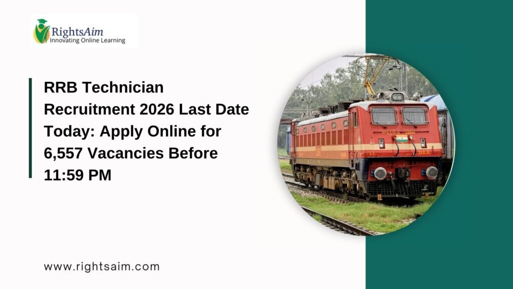 RRB Technician Recruitment 2026
