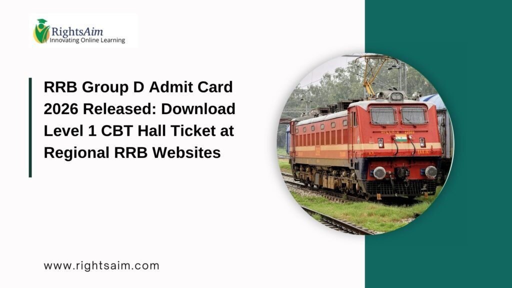 RRB Group D Admit Card 2026