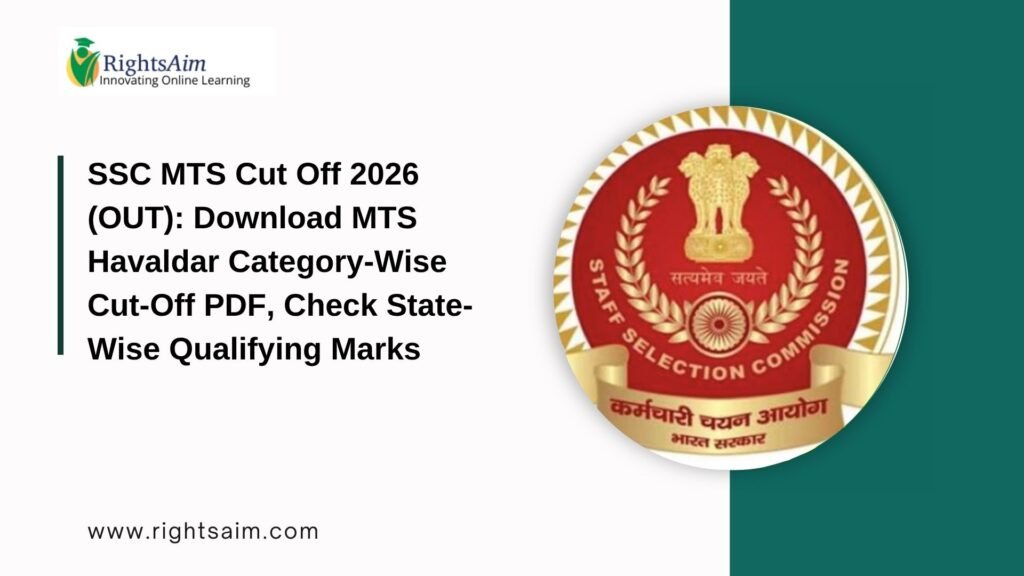 SSC MTS Cut Off 2026