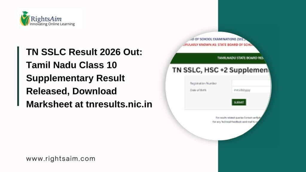 TN SSLC Result 2026