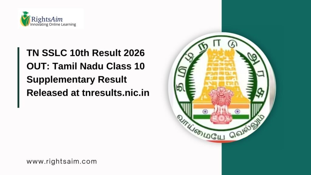 TN SSLC 10th Result 2026