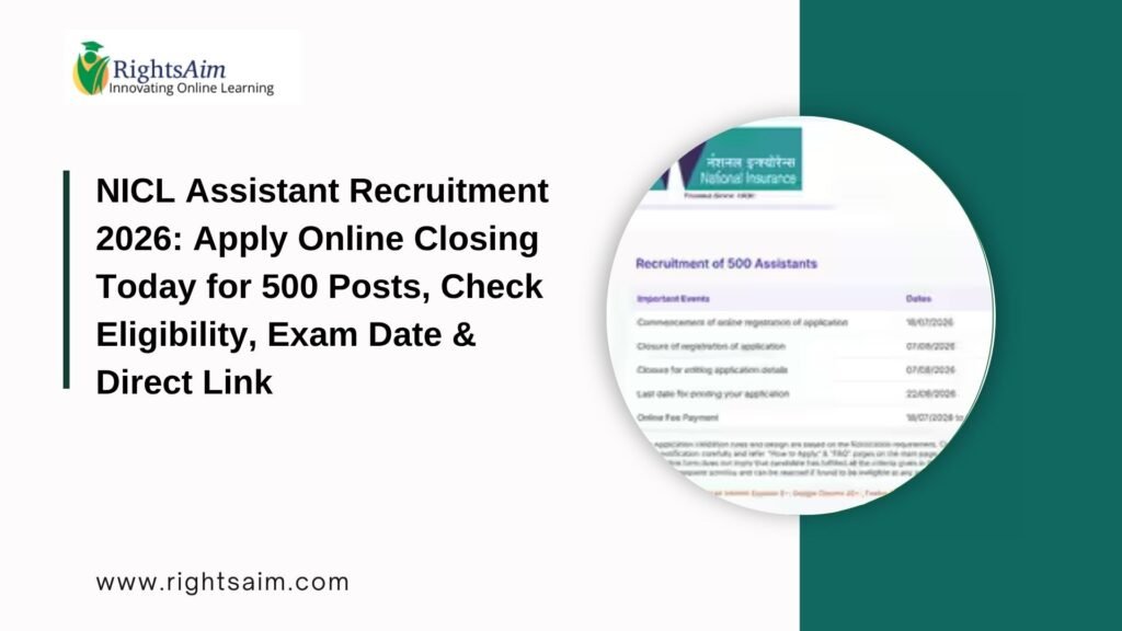NICL Assistant Recruitment 2026: