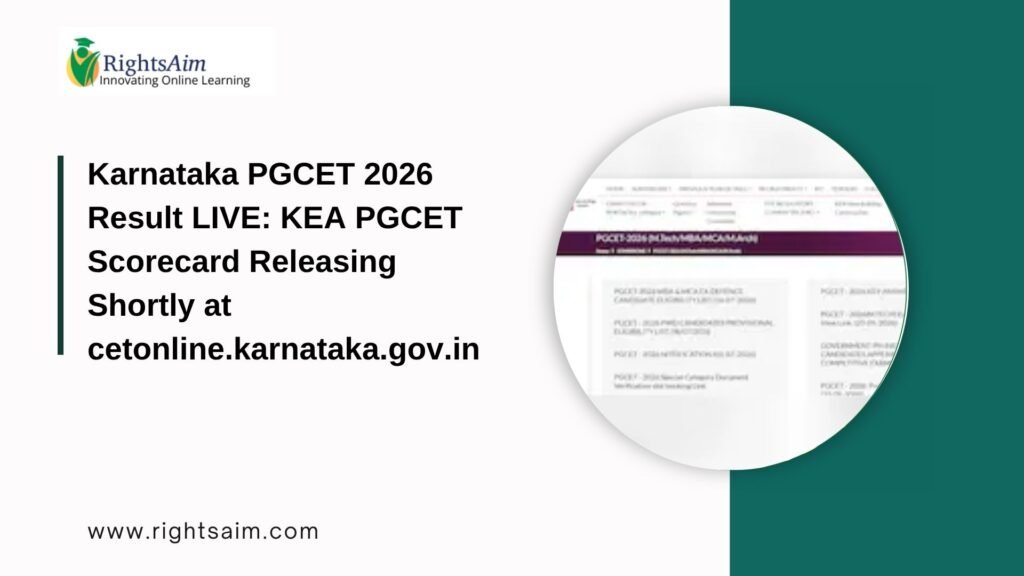 Karnataka PGCET 2026 Result