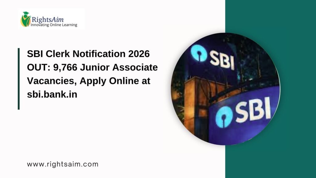 SBI Clerk Notification 2026