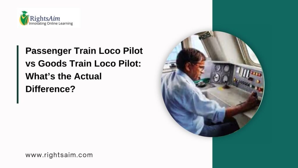 Passenger Train Loco Pilot vs Goods Train Loco Pilot