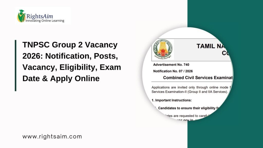 TNPSC Group 2 Vacancy 2026