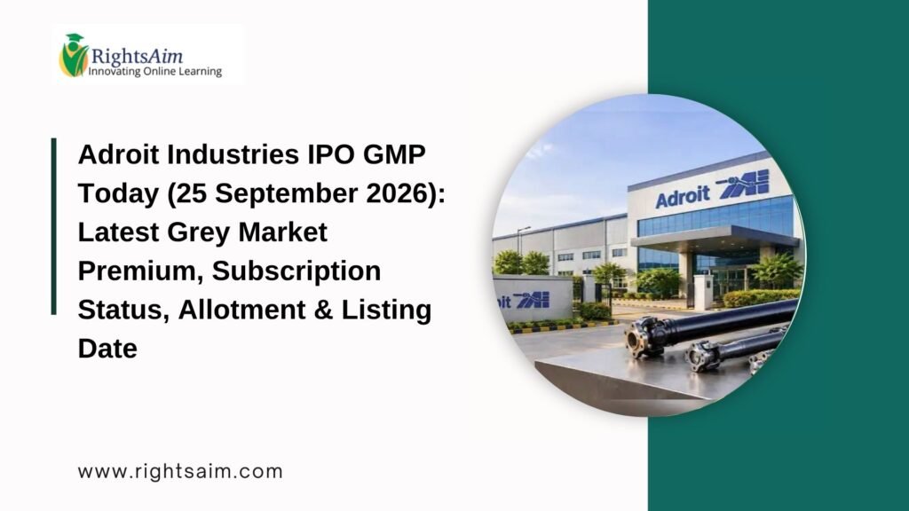 Adroit Industries IPO GMP Today