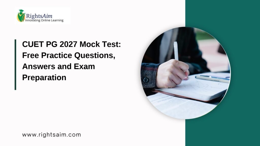 CUET PG 2027 Mock Test